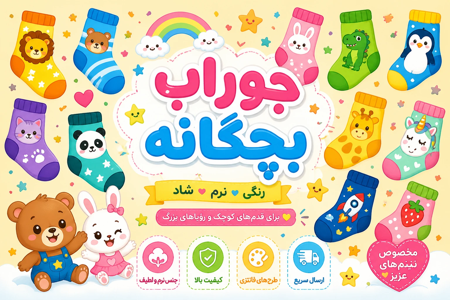 جوراب بچگانه