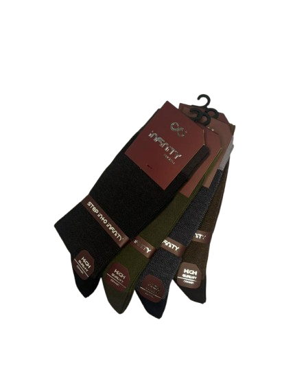 جوراب کلاسیک اعلا نخ پنبه ساقدار مردانه Infinity