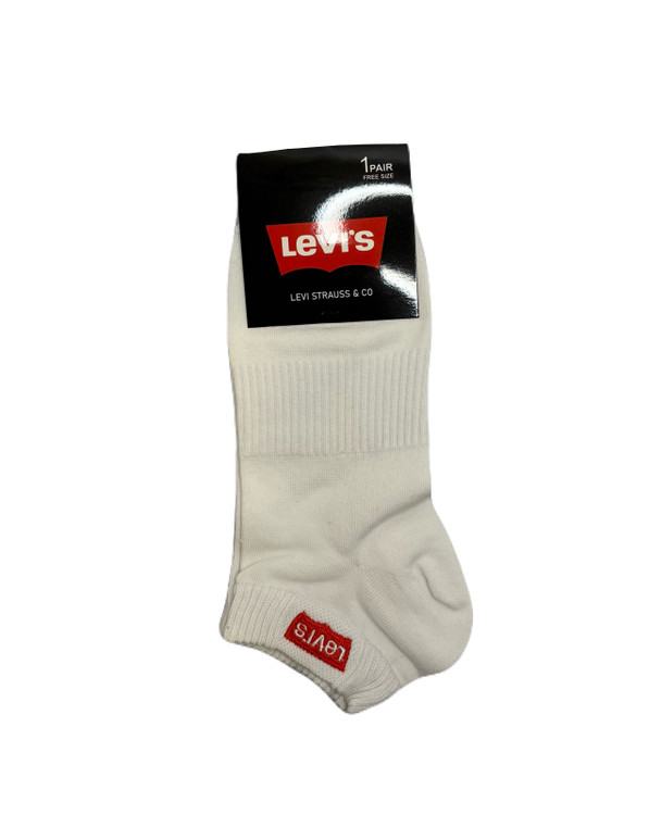 جوراب اسپرت نخ پنبه مچی مردانه گلدوزی Levi's