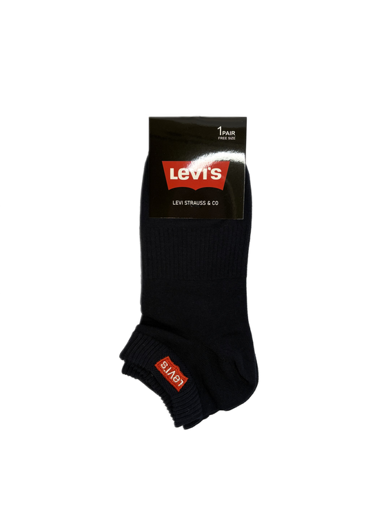 جوراب اسپرت نخ پنبه مچی مردانه گلدوزی Levi's