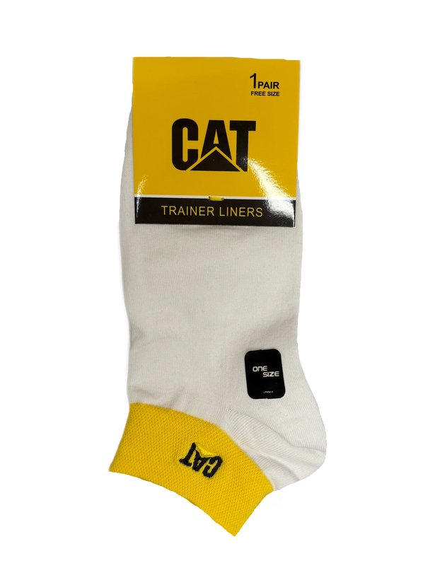 جوراب اسپرت نخ پنبه درجه یک مچی مردانه گلدوزی CAT