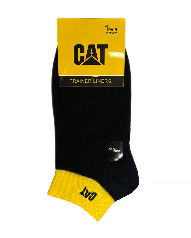 جوراب اسپرت نخ پنبه درجه یک مچی مردانه گلدوزی CAT