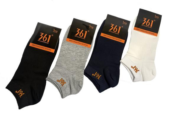 جوراب اسپرت نخ پنبه مچی مردانه گلدوزی 361