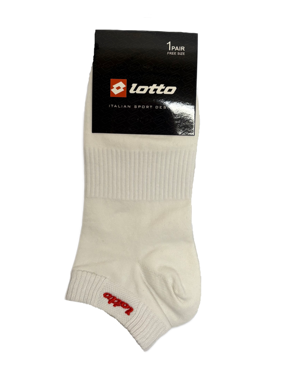 جوراب اسپرت نخ پنبه مچی مردانه گلدوزی Lotto