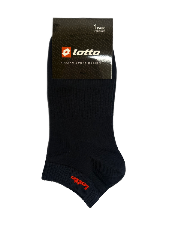 جوراب اسپرت نخ پنبه مچی مردانه گلدوزی Lotto