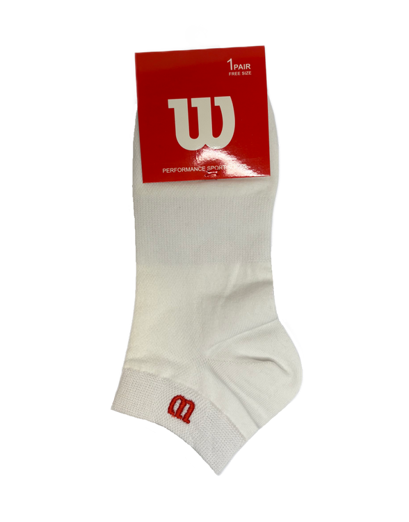 جوراب اسپرت نخ پنبه مچی مردانه گلدوزی Wilson