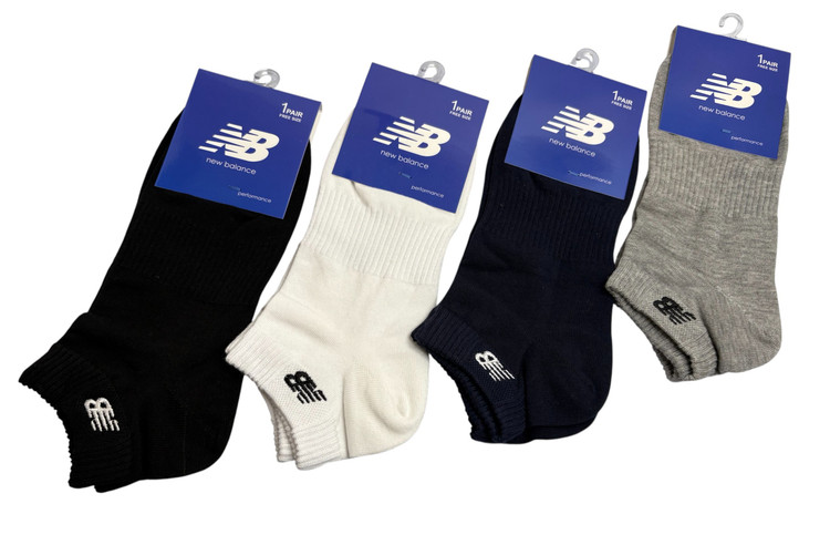 جوراب اسپرت نخ پنبه مچی مردانه گلدوزی New Balance