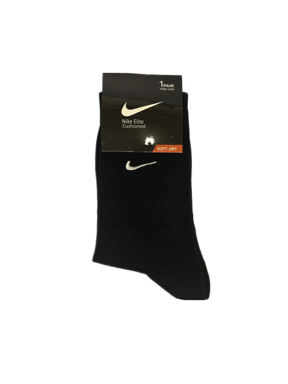 جوراب اسپرت نخ پنبه ساقدار مردانه گلدوزی Nike