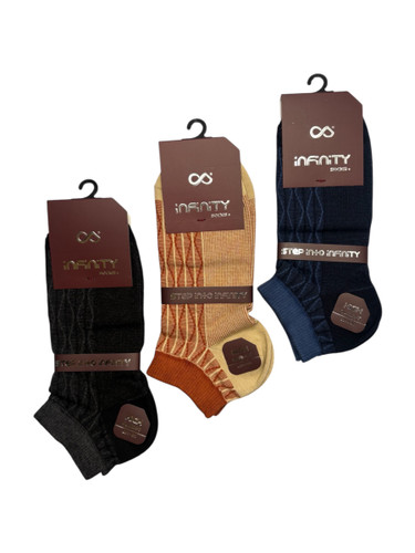 جوراب کلاسیک اعلا نخ پنبه مچی مردانه Infinity