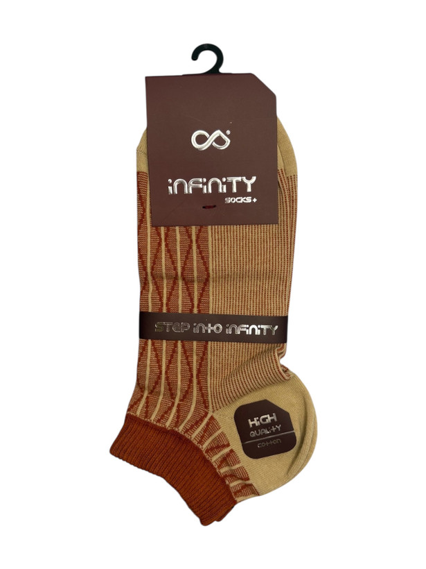 جوراب کلاسیک اعلا نخ پنبه ترک مچی مردانه iNFiNiTY طرح لوزی