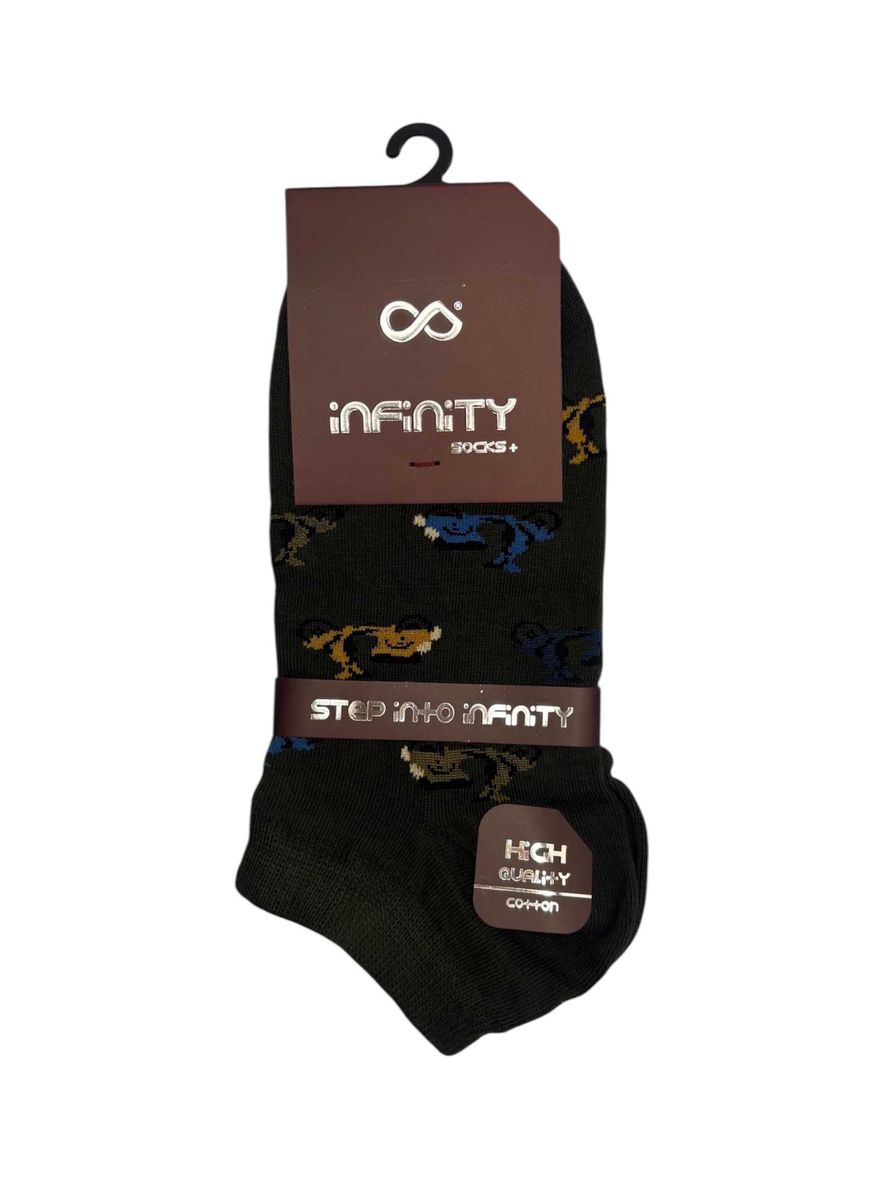 جوراب کلاسیک اعلا نخ پنبه ترک مچی مردانه Infinity طرح وسپا