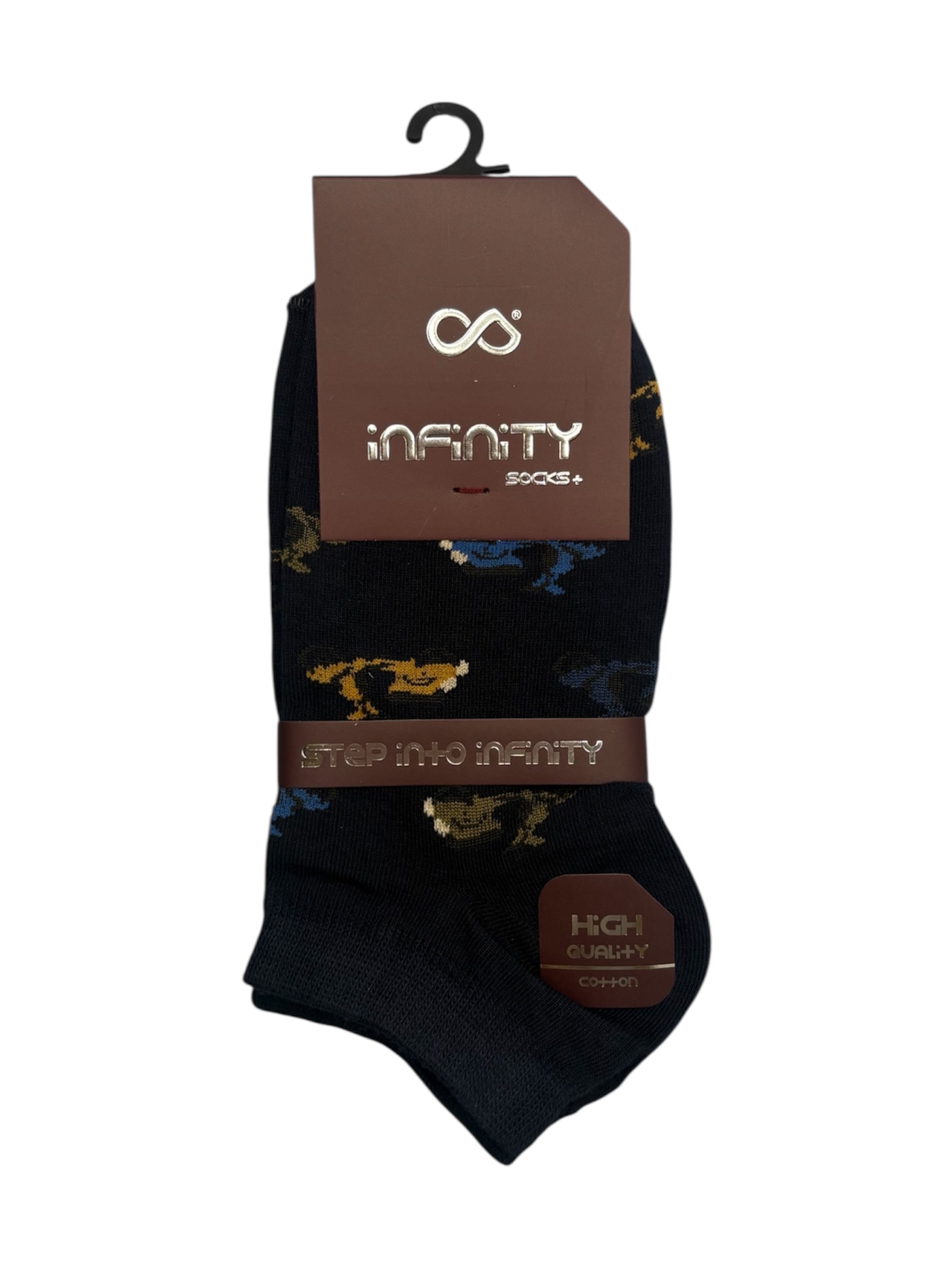 جوراب کلاسیک اعلا نخ پنبه ترک مچی مردانه Infinity طرح وسپا