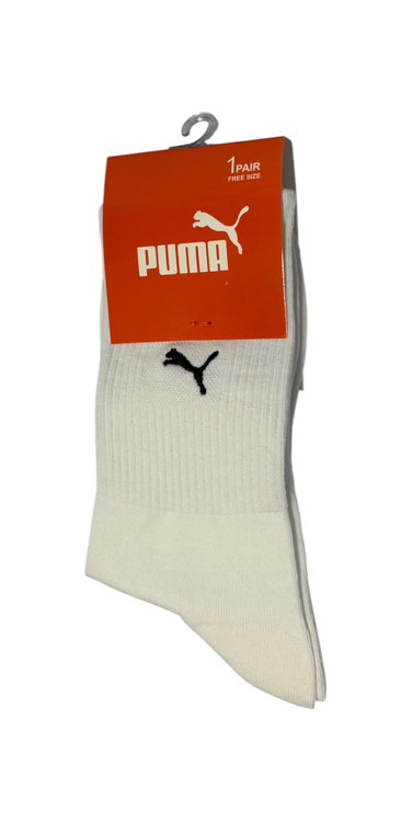 جوراب اسپرت نخ پنبه ساقدار مردانه گلدوزی PUMA