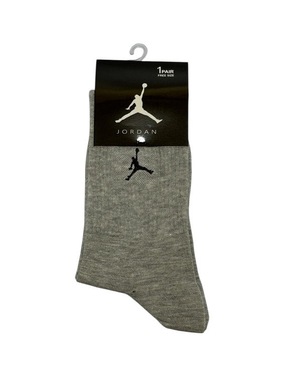 جوراب اسپرت نخ پنبه ساقدار مردانه گلدوزی Jordan
