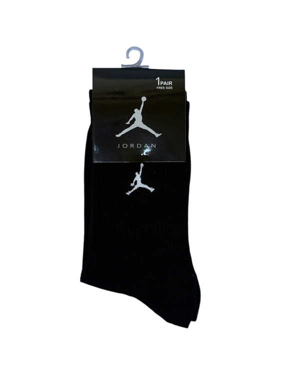 جوراب اسپرت نخ پنبه ساقدار مردانه گلدوزی Jordan