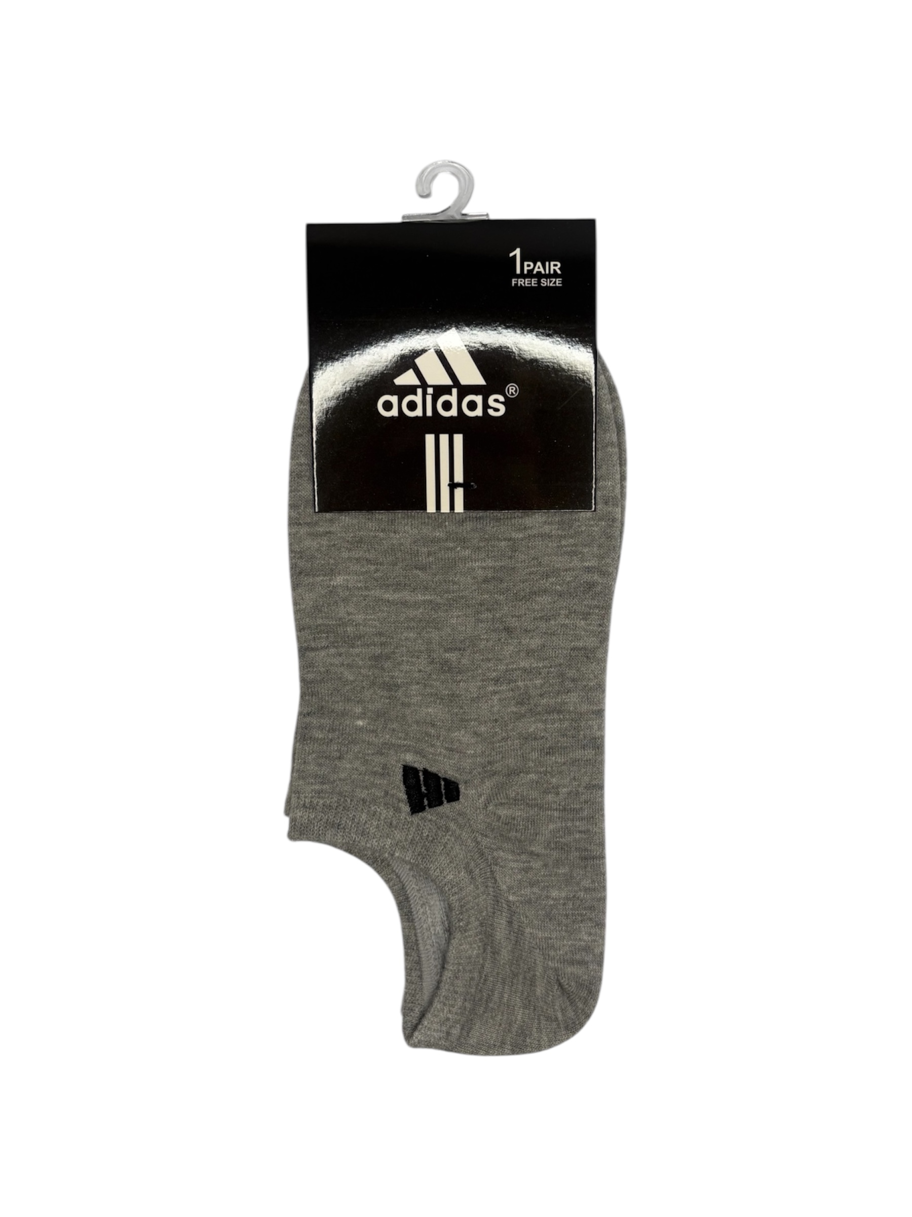 جوراب اسپرت نخ پنبه درجه یک زیرقوزکی مردانه گلدوزی adidas