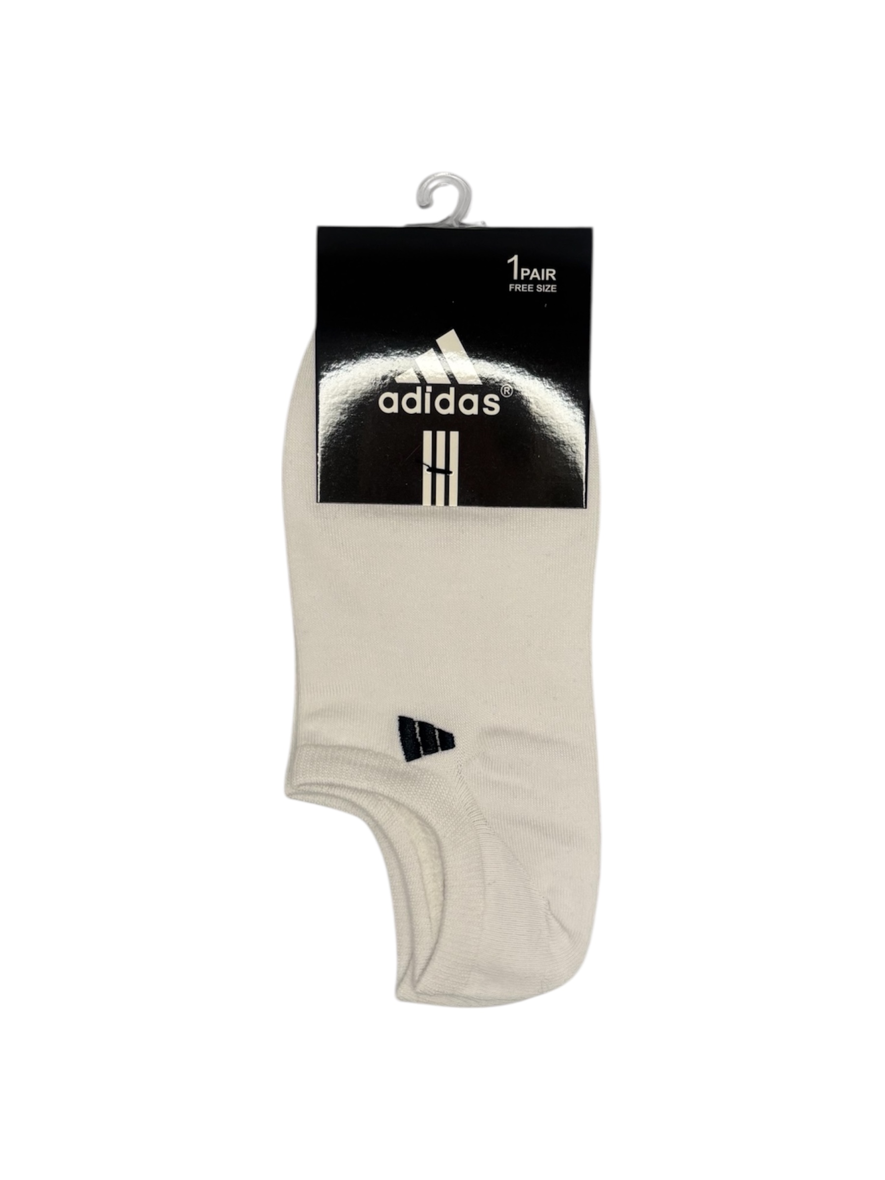 جوراب اسپرت نخ پنبه درجه یک زیرقوزکی مردانه گلدوزی adidas