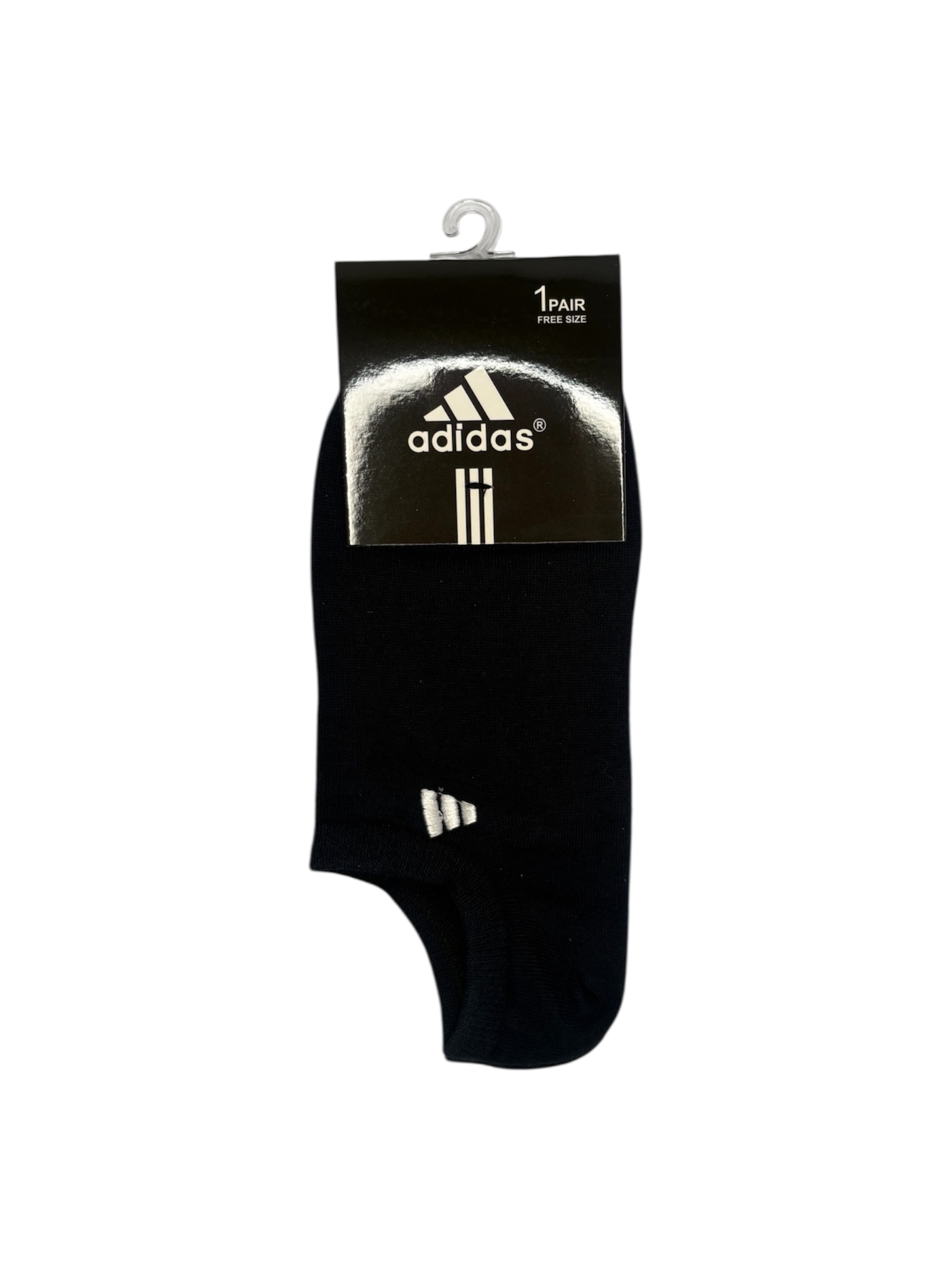 جوراب اسپرت نخ پنبه درجه یک زیرقوزکی مردانه گلدوزی adidas