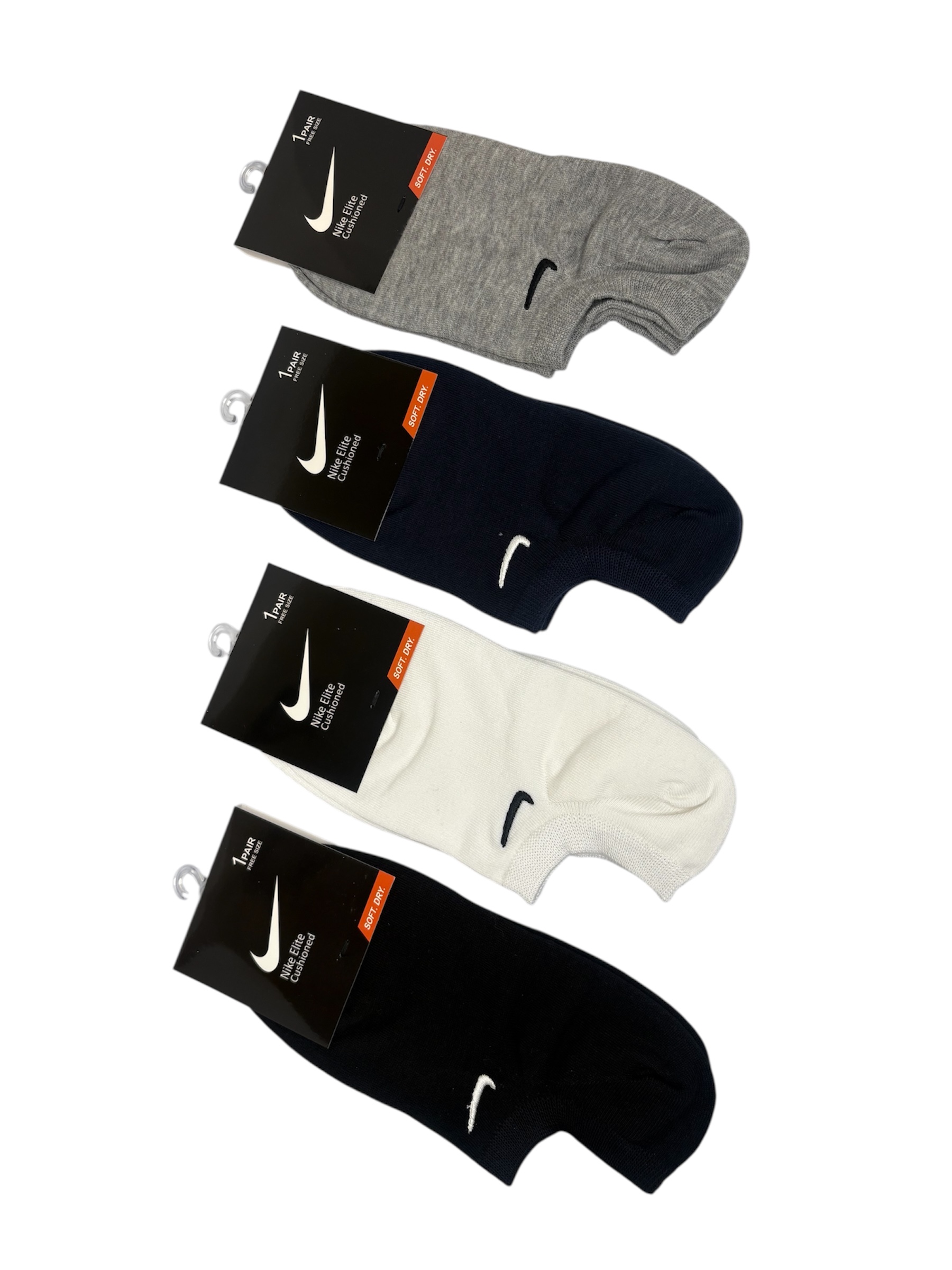 جوراب اسپرت نخ پنبه درجه یک زیرقوزکی مردانه گلدوزی Nike
