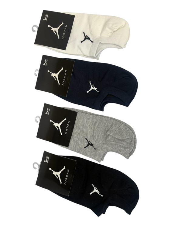 جوراب اسپرت نخ پنبه زیرقوزکی مردانه گلدوزی Jordan