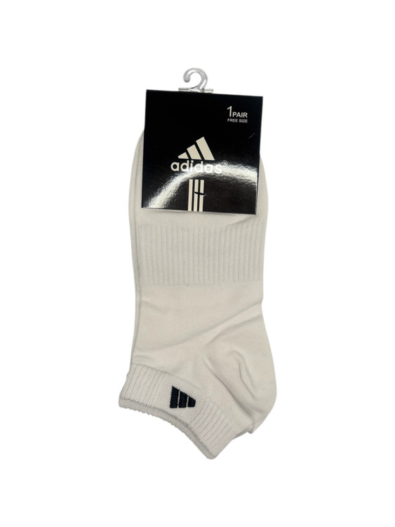 جوراب اسپرت نخ پنبه مچی مردانه گلدوزی Adidas