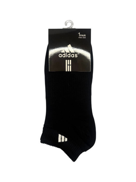 جوراب اسپرت نخ پنبه مچی مردانه گلدوزی Adidas