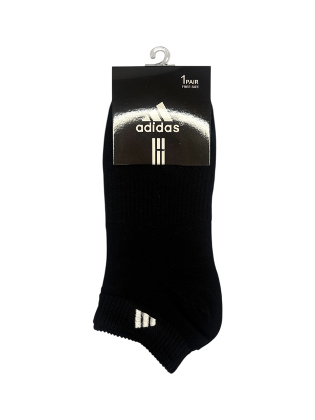 جوراب اسپرت نخ پنبه درجه یک مچی مردانه گلدوزی adidas
