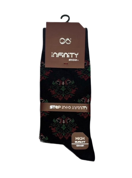 جوراب کلاسیک اعلا نخ پنبه ساقدار مردانه Infinity