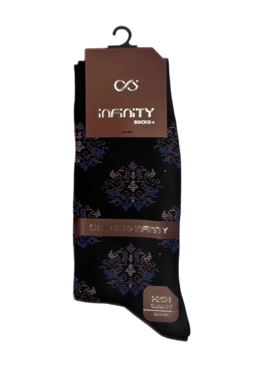 جوراب کلاسیک اعلا نخ پنبه ساقدار مردانه Infinity