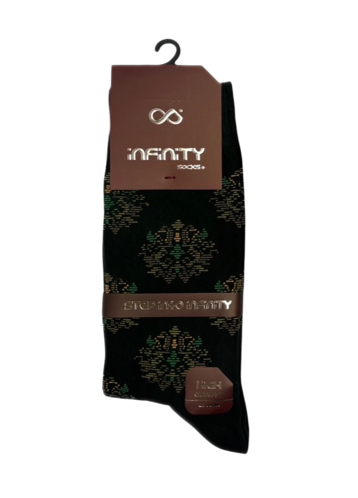 جوراب کلاسیک اعلا نخ پنبه درجه یک ترک ساقدار مردانه iNFiNiTY