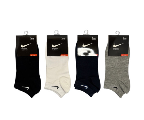 جوراب اسپرت نخ پنبه مچی مردانه گلدوزی NIKE