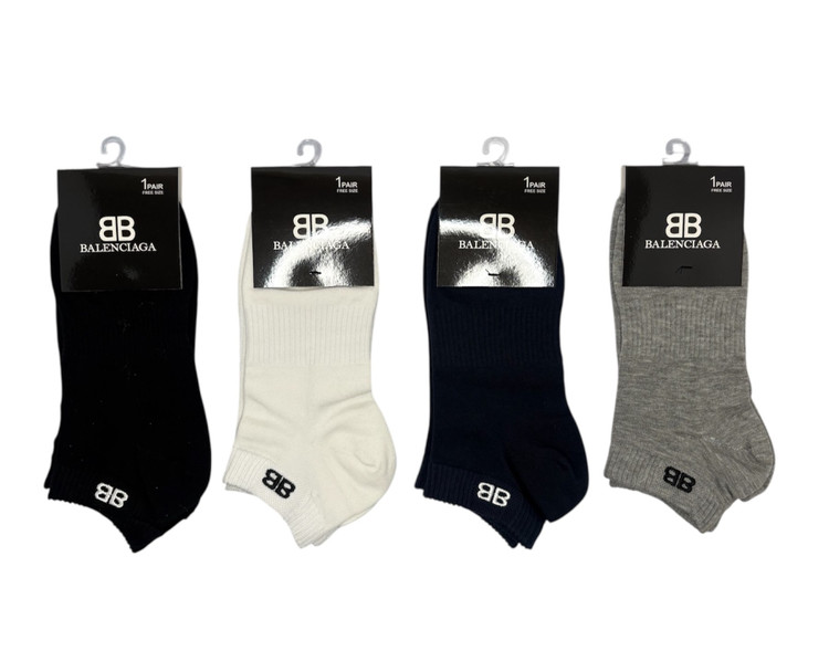 جوراب اسپرت نخ پنبه مچی مردانه گلدوزی BOSS