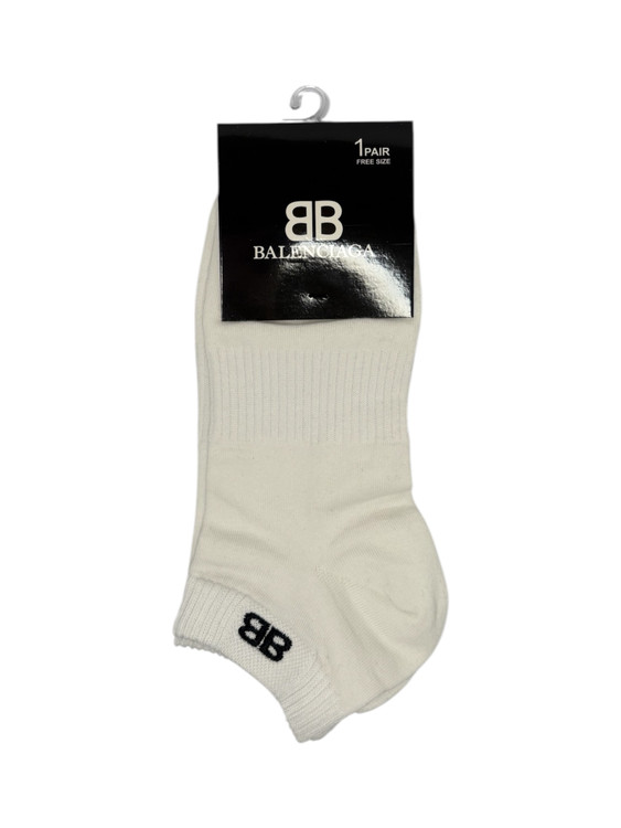 جوراب اسپرت نخ پنبه مچی مردانه گلدوزی BALENCIAGA