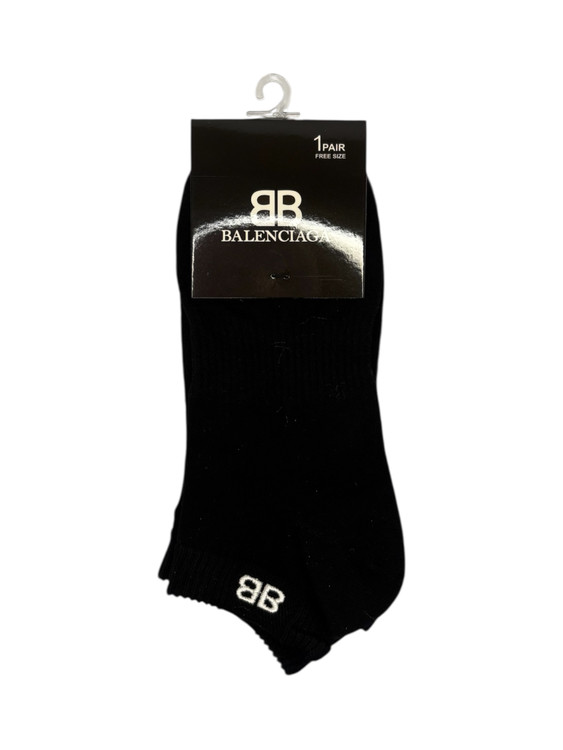 جوراب اسپرت نخ پنبه مچی مردانه گلدوزی BALENCIAGA