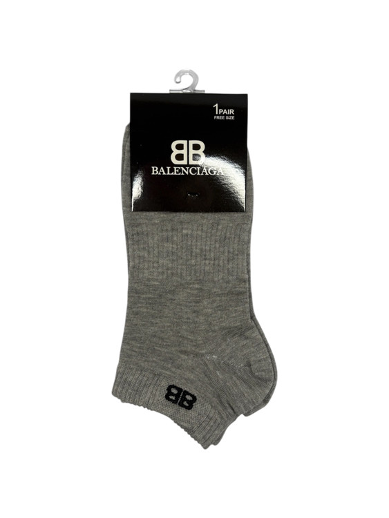 جوراب اسپرت نخ پنبه مچی مردانه گلدوزی BALENCIAGA
