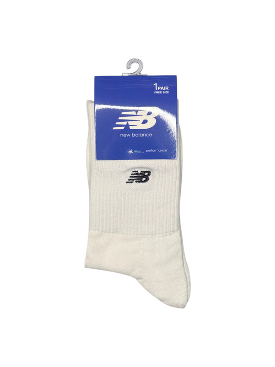 جوراب اسپرت نخ پنبه ساقدار مردانه گلدوزی new balance