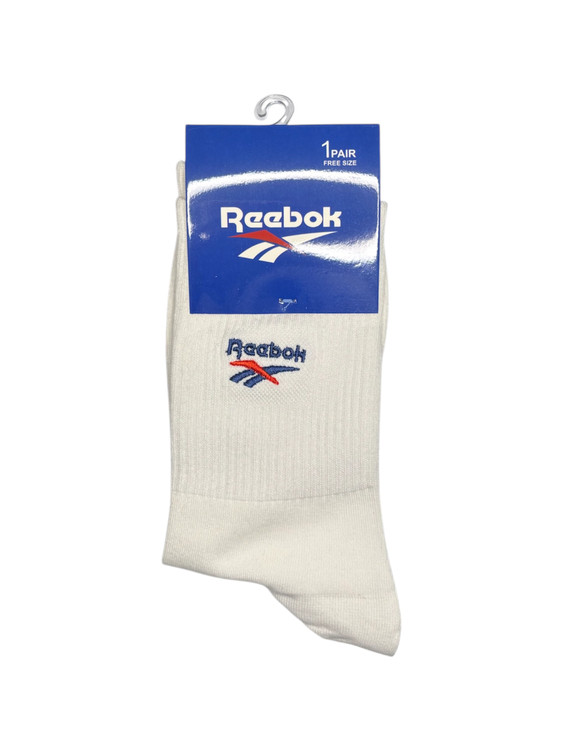 جوراب اسپرت نخ پنبه ساقدار مردانه گلدوزی Reebok