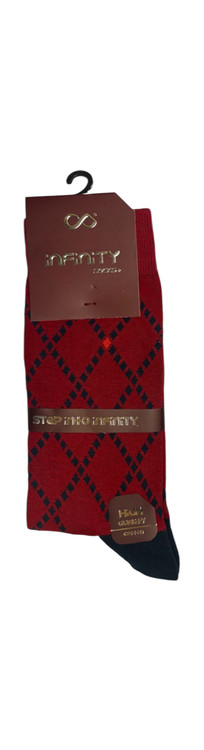 جوراب کلاسیک اعلا نخ پنبه ساقدار مردانه Infinity