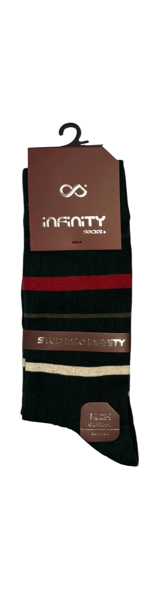 جوراب کلاسیک اعلا نخ پنبه درجه یک ترک ساقدار مردانه iNFiNiTY