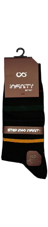 جوراب کلاسیک اعلا نخ پنبه ساقدار مردانه Infinity