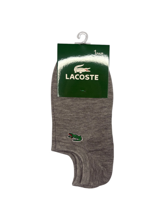 جوراب اسپرت نخ پنبه زیرقوزکی مردانه گلدوزی Lacoste