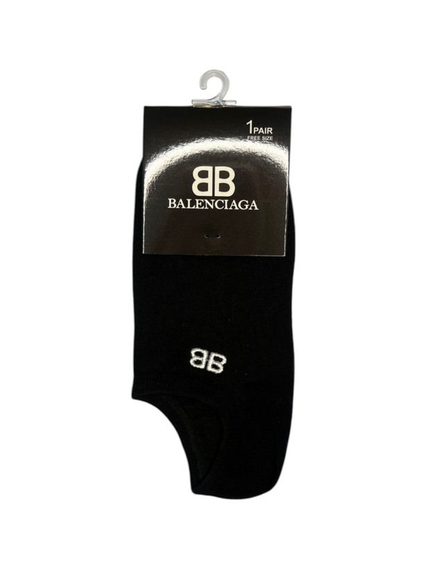 جوراب اسپرت نخ پنبه درجه یک زیرقوزکی مردانه گلدوزی BALENCIAGA