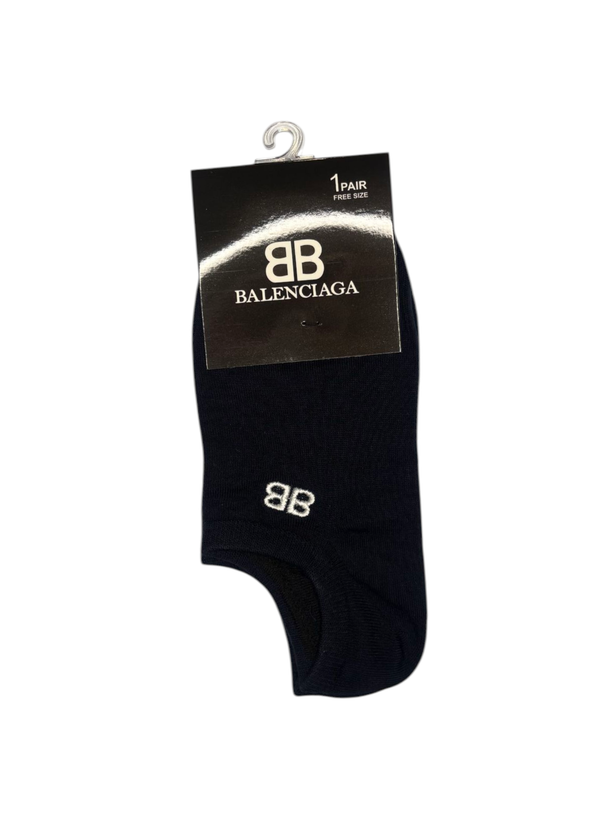 جوراب اسپرت نخ پنبه درجه یک زیرقوزکی مردانه گلدوزی BALENCIAGA