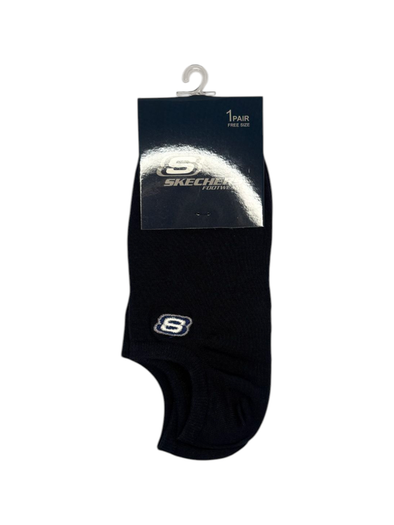 جوراب اسپرت نخ پنبه زیرقوزکی مردانه گلدوزی Skechers