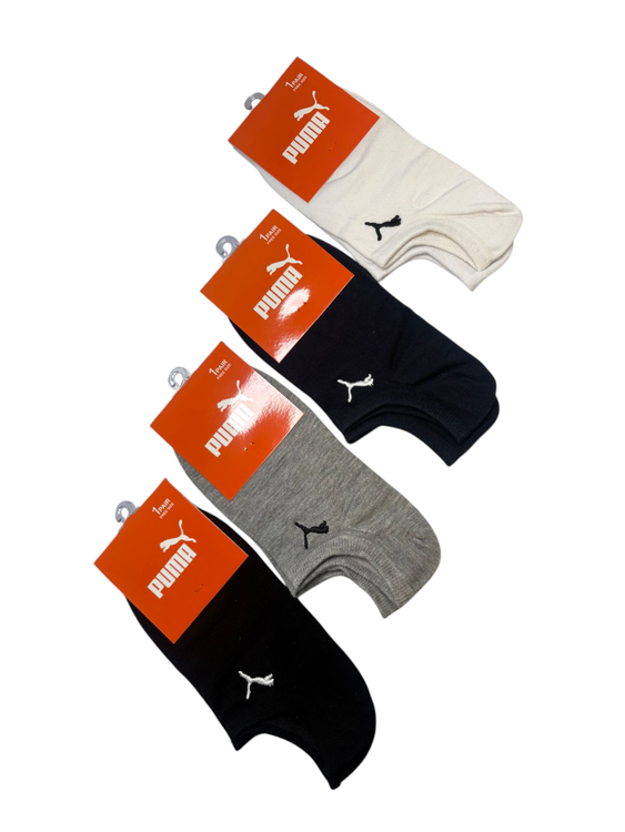 جوراب اسپرت نخ پنبه زیرقوزکی مردانه گلدوزی PUMA