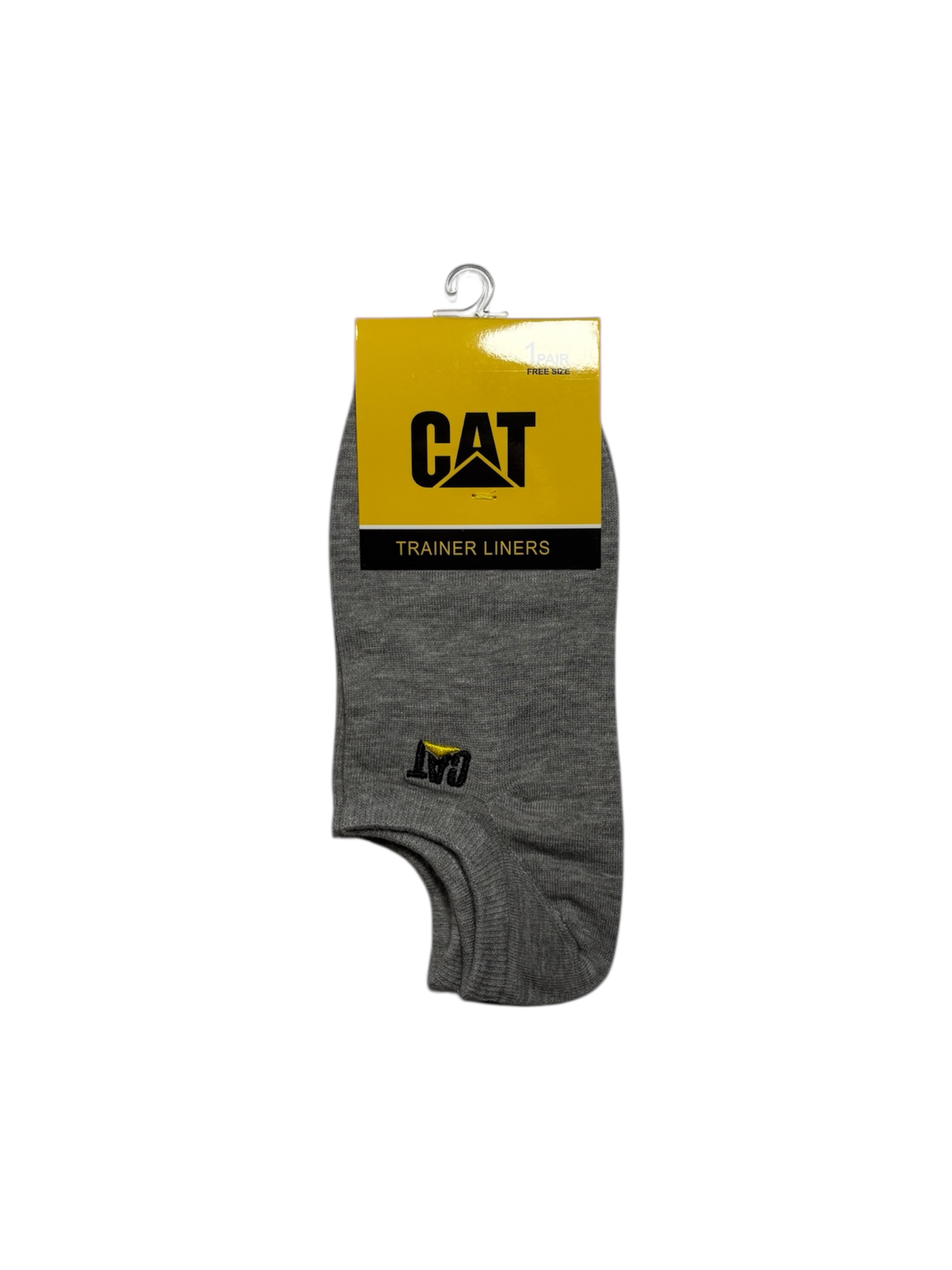 جوراب اسپرت نخ پنبه درجه یک زیرقوزکی مردانه گلدوزی CAT