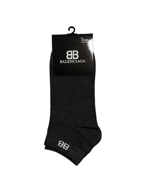 جوراب اسپرت نخ پنبه درجه یک مچی مردانه گلدوزی BALENCIAGA