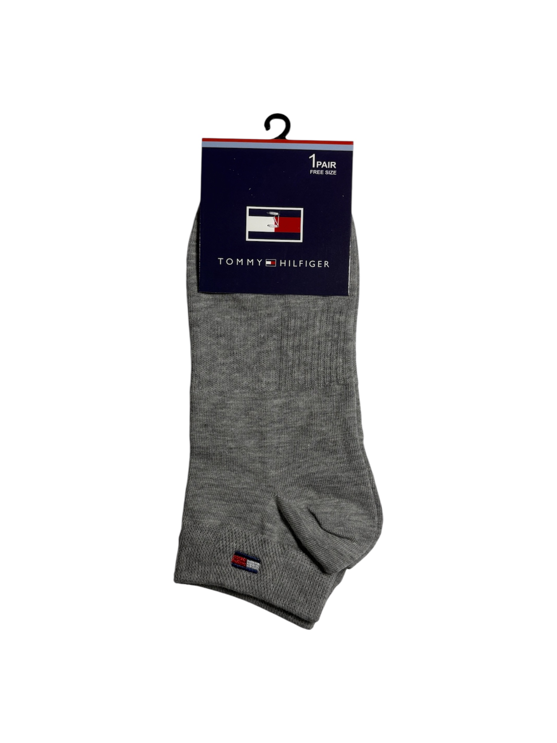جوراب اسپرت نخ پنبه درجه یک مچی مردانه گلدوزی Tommy