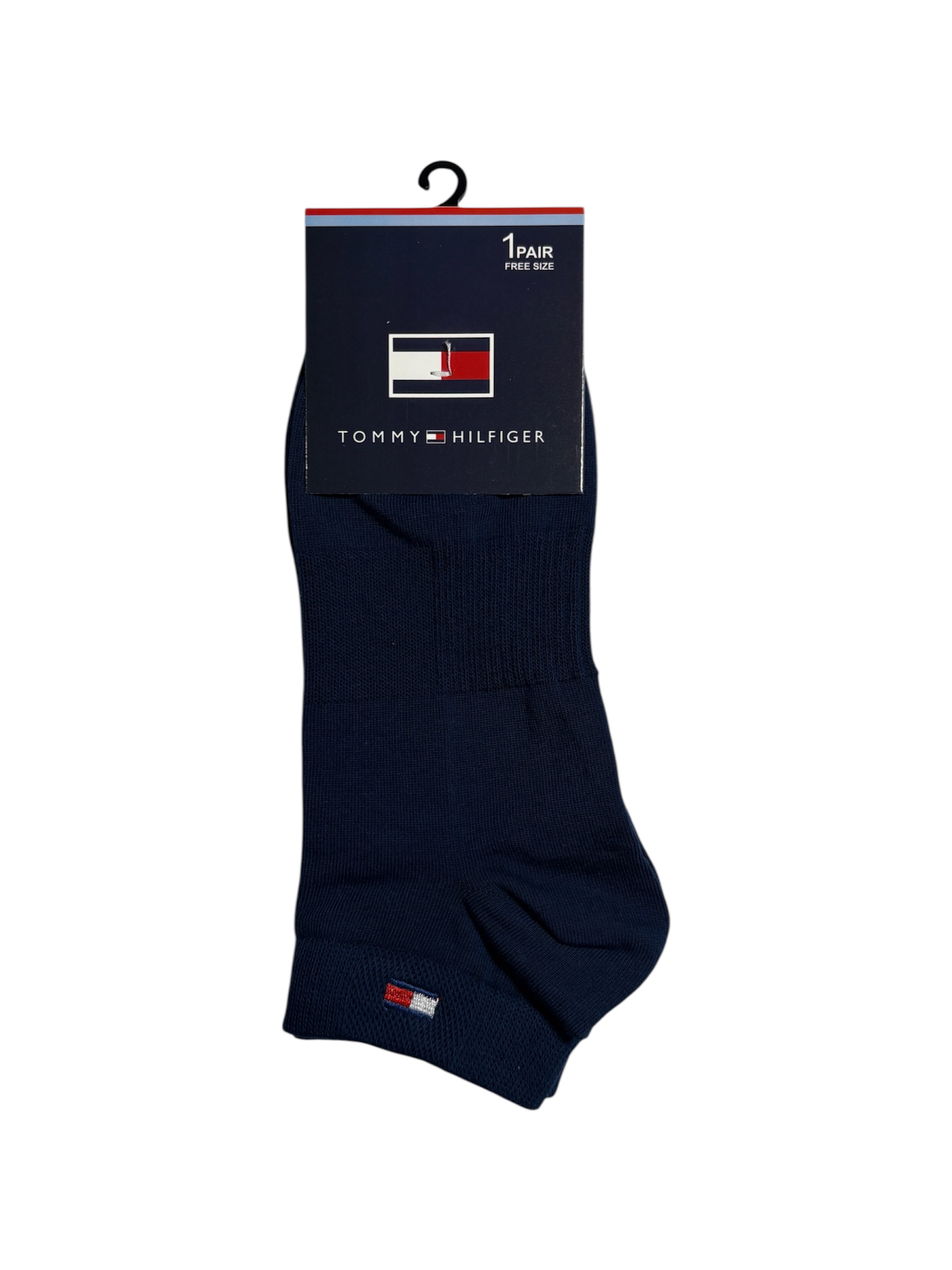 جوراب اسپرت نخ پنبه درجه یک مچی مردانه گلدوزی Tommy