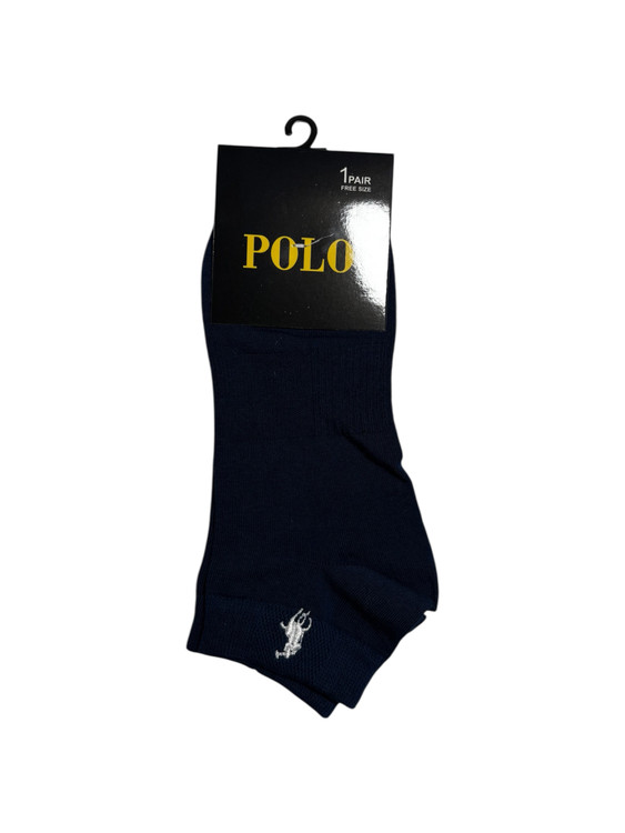 جوراب اسپرت نخ پنبه درجه یک مچی مردانه گلدوزی POLO